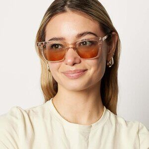 DIFF x Star Wars Luke Skywalker Square Sunglasses Desert Sand Crystal Tatooine